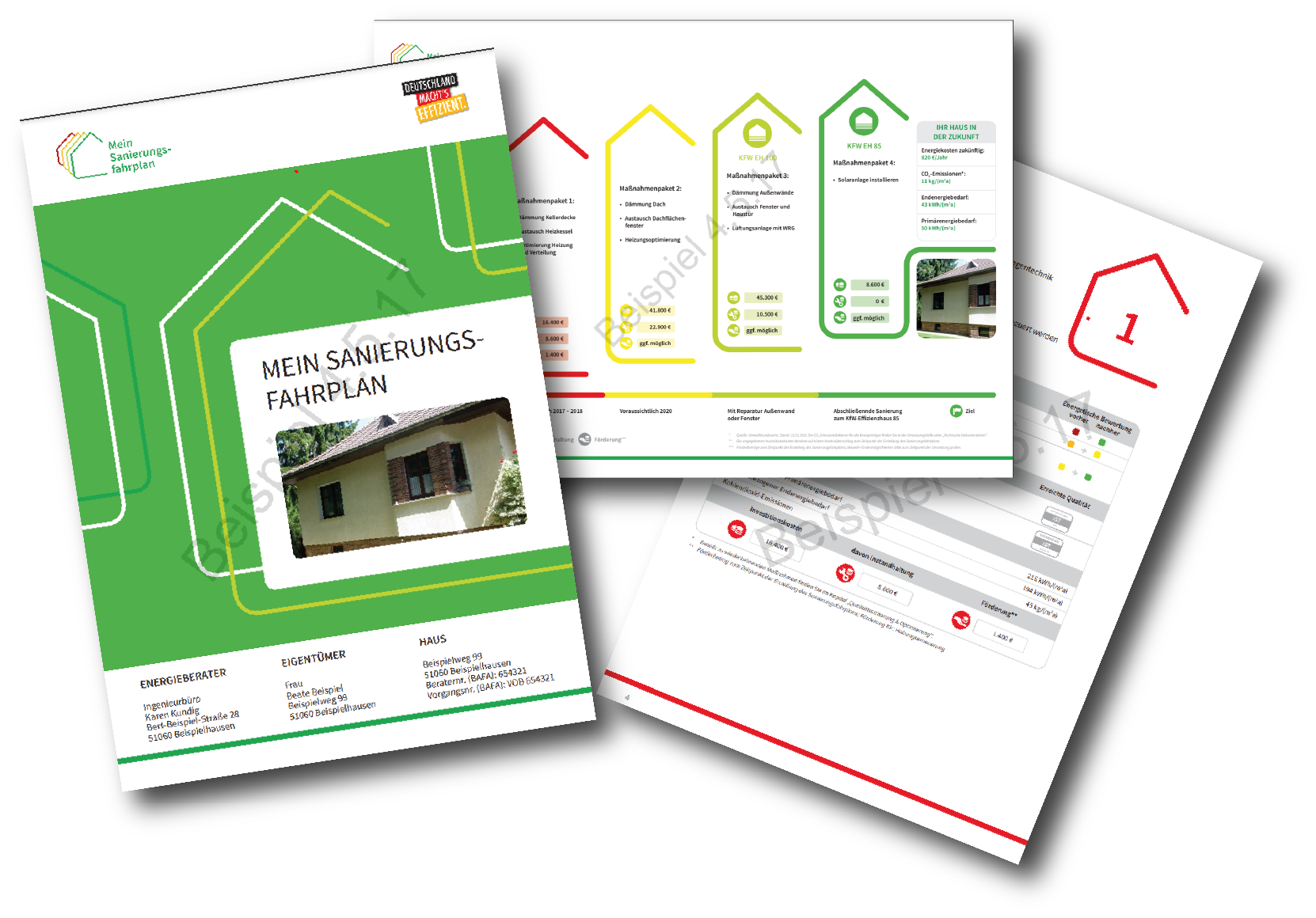 Individueller Sanierungsfahrplan Beispiel